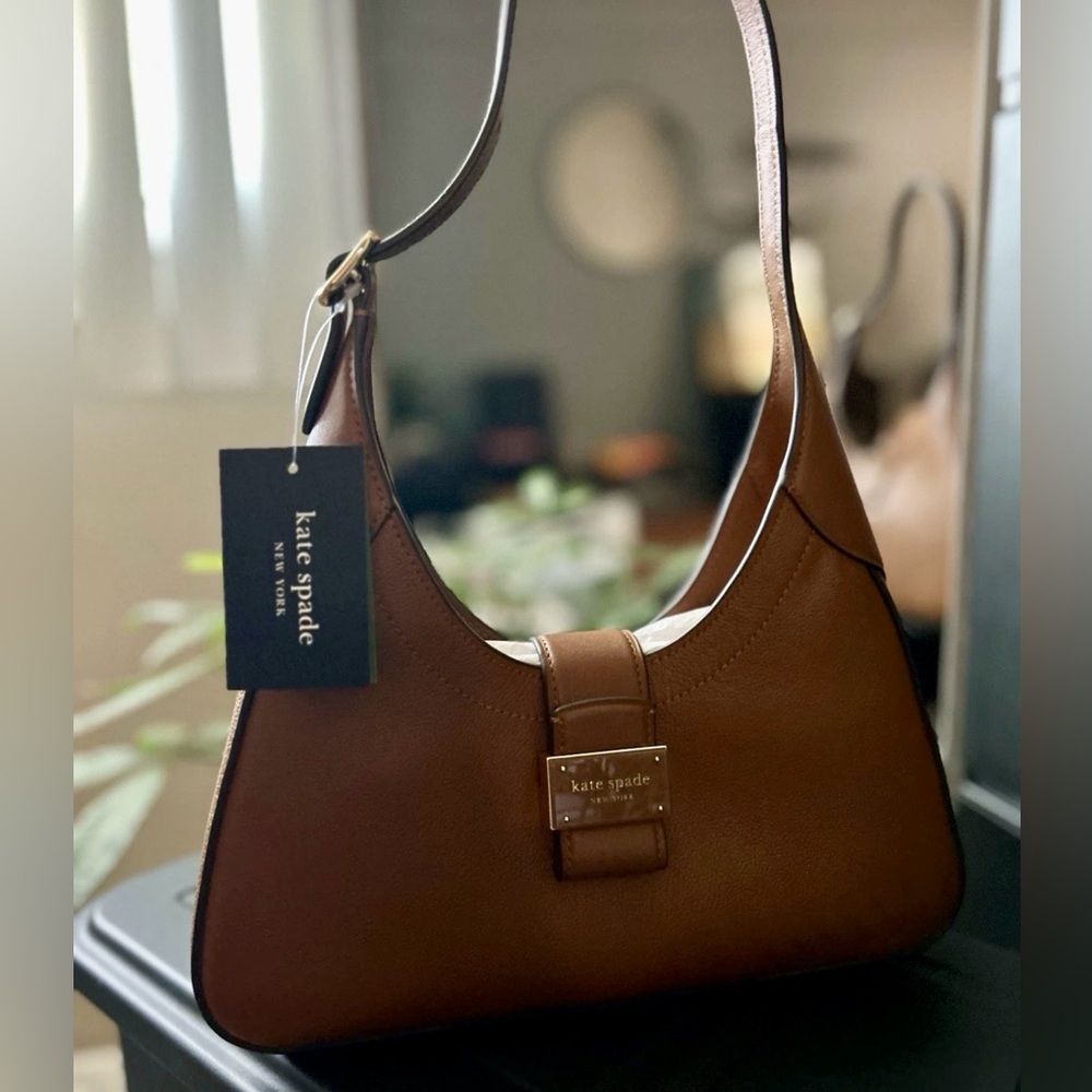 Kate Spade Tan Leather Shoulder Bag